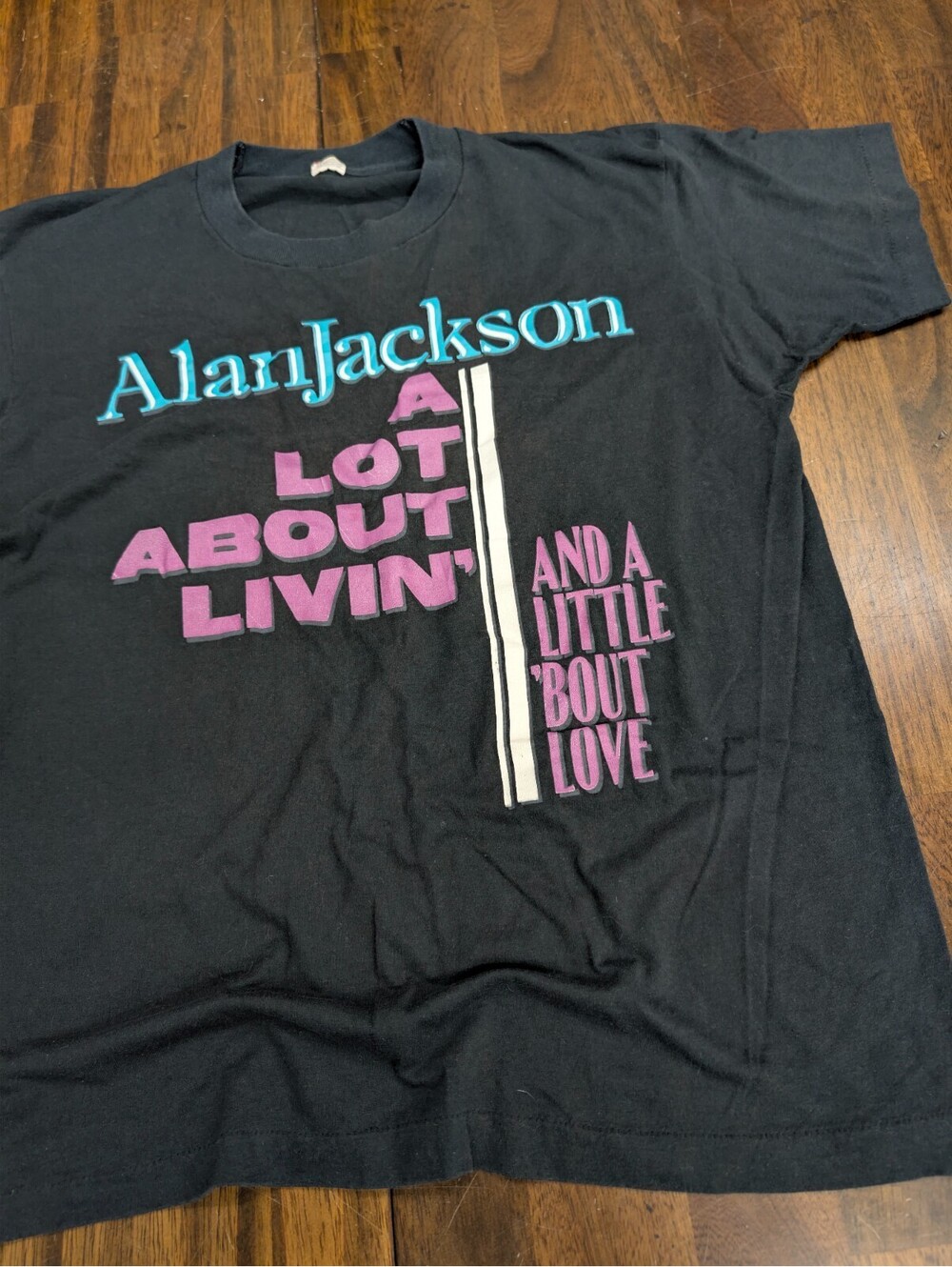 Alan Jackson Concert T-Shirt Screen Stars XL 50/50 1990s
